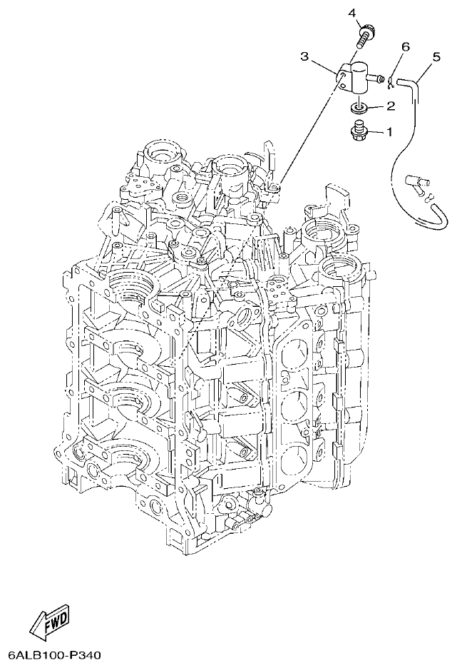 Yamaha F200CET, F225BET, FL200CET, FL225BET OPTIONAL PARTS 6 parts diagram